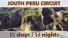 Program: South Peru Circuit - 14 days / 13 nights